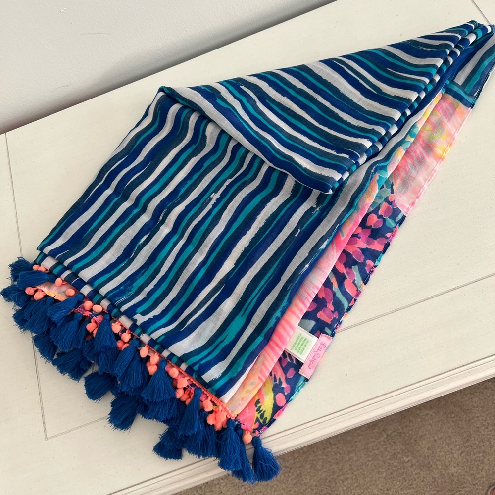 Lilly Pulitzer Resort Scarf Cover Up New